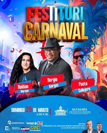 Festituricarnaval iluminará el fin de semana con tres grandes conciertos - Noticias de hoy en República Dominicana | último minuto