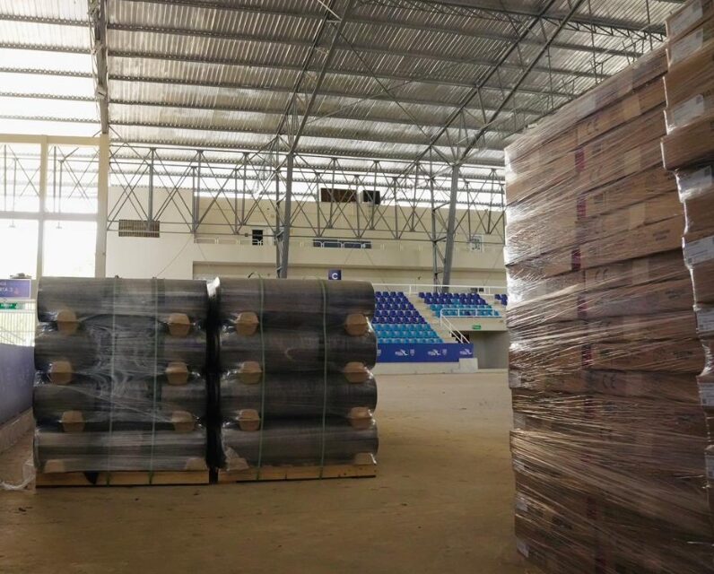 Pabellón Voleibol con nuevo dotación