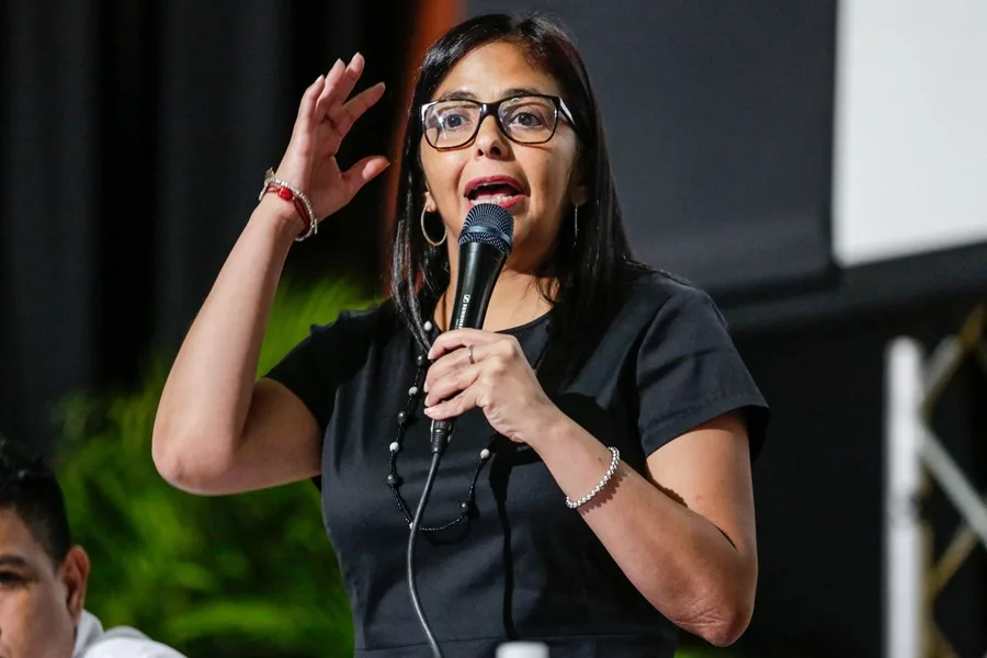 Delcy Rodríguez anuncia día de felicidad por el triunfo de Venezuela y concierto para celebrar