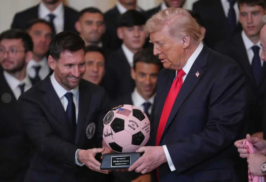Trump homenajea a Messi e Inter Miami en la Casa Blanca por título de la MLS