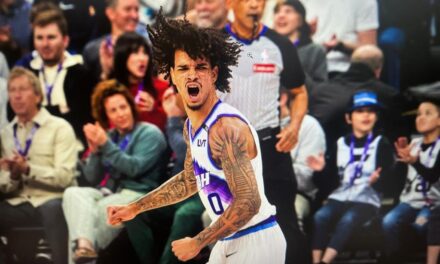 Dominicano Andersson García impresiona en su estreno NBA