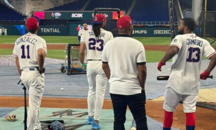República Dominicana inicia prácticas previo a duelo en presencia de Países Bajos en el Clásico Mundial de Béisbol 2026