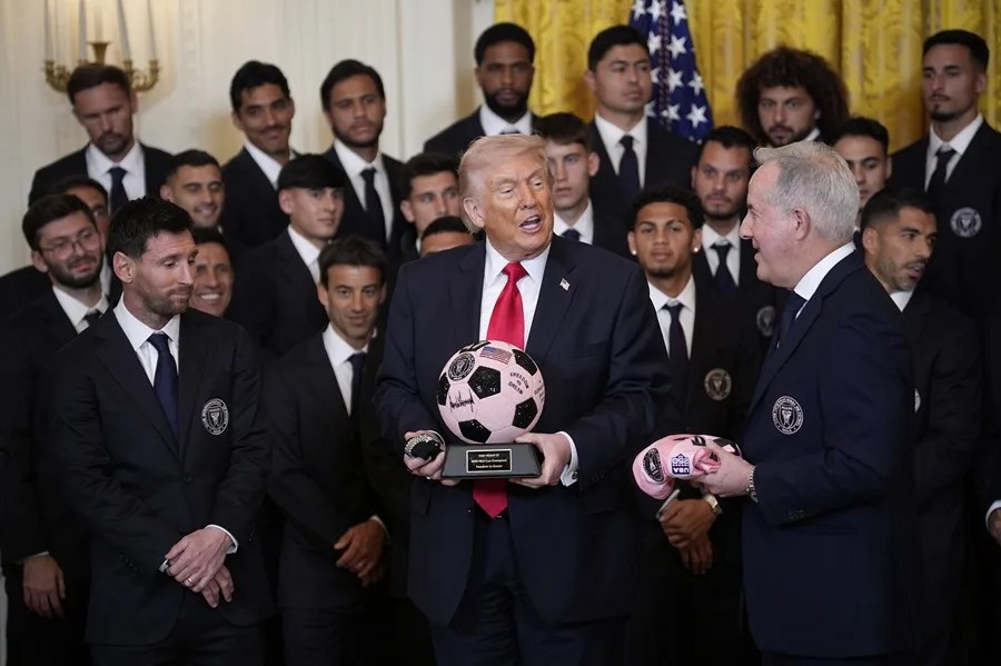Trump elogia a Messi durante invitado del Inter Miami campeón de la MLS a la Casa Blanca | De Posterior Minuto