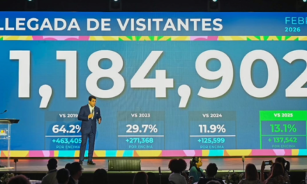 República Dominicana recibe 1,18 millones de visitantes en febrero
