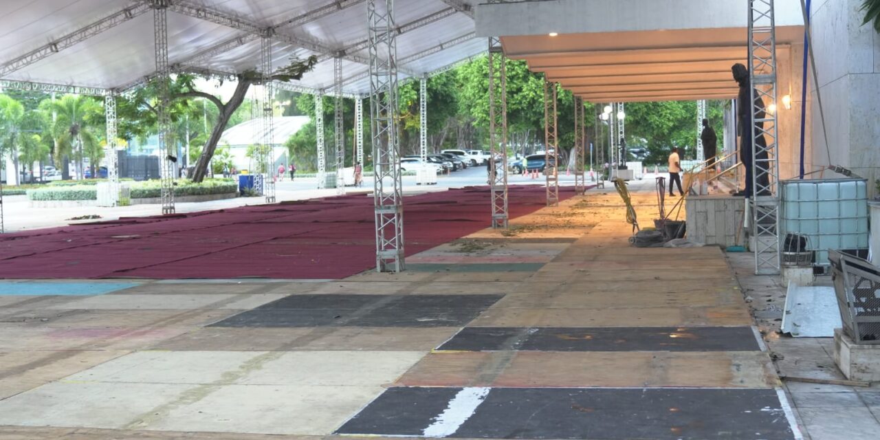 Comienzan los preparativos de la alfombrilla