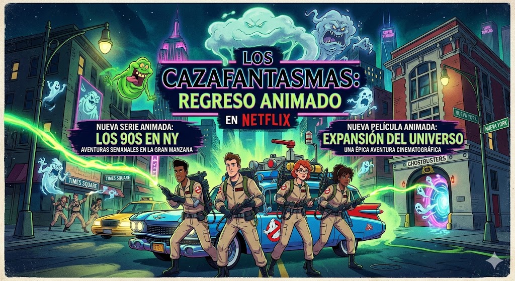 Los Cazafantasmas regresan a la animación con nuevas