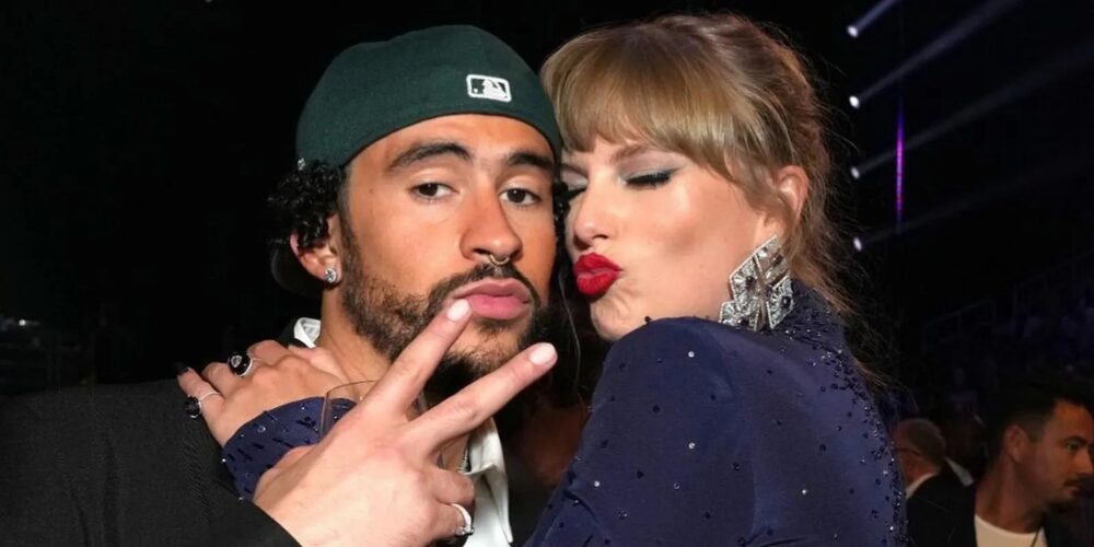 Taylor Swift y Bad Bunny, los más escuchados en Spotify
