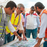 Abinader supervisa avances en plan de Avenida República de Colombia