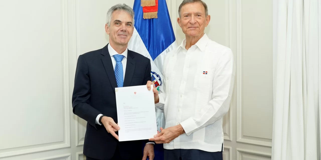 Embajador de Suiza Pascal Bornoz presenta cartas credenciales en República Dominicana