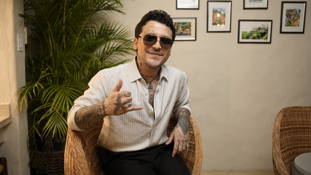 Christian Nodal llega a Altos de Chavón para su concierto