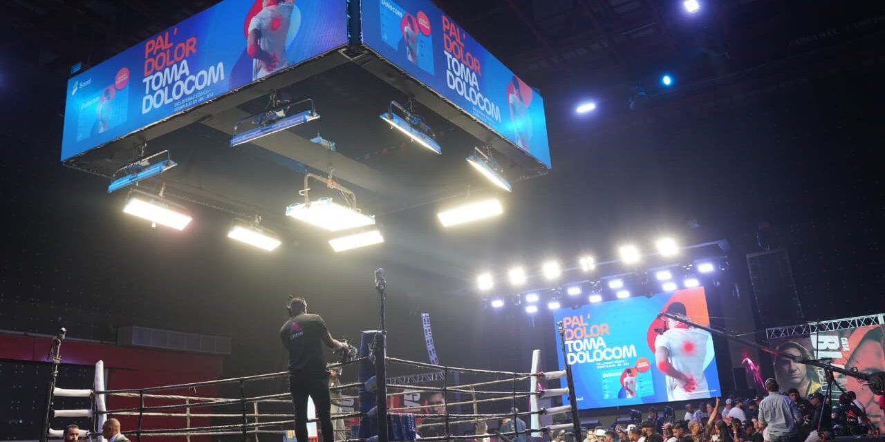 Impresionante montaje marca la sombra del pugilato