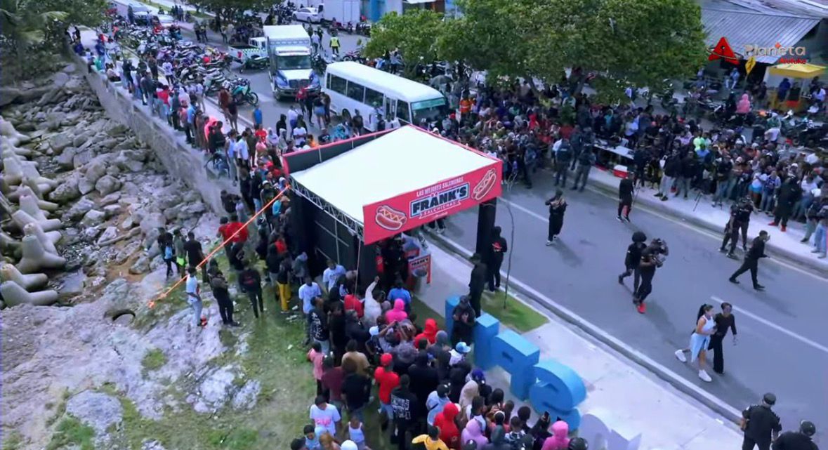 Misión Planeta Alofoke en el Malecón de San Pedro