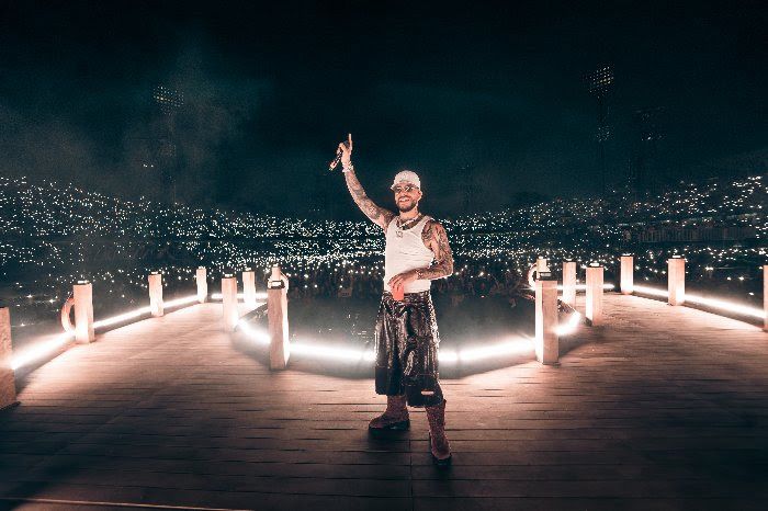 Ryan Castro reúne 77.000 fans en su concierto en Medellín