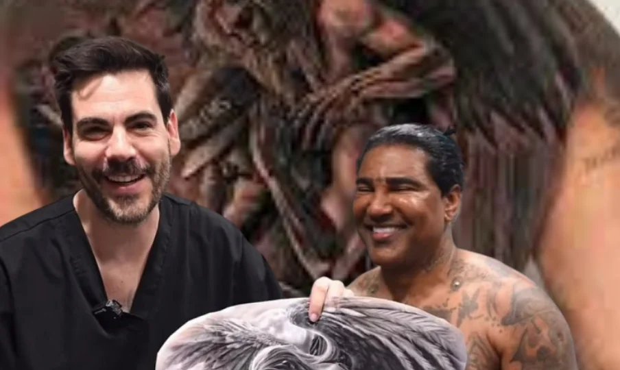 Omega “El Fuerte” viaja a España para hacerse un gran tatuaje en la espalda – RC News