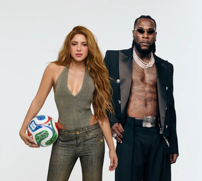 Shakira alabarda la canción mundialista «Dai Dai» con Burna Boy | postrero minuto