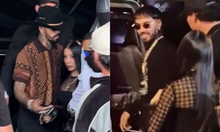 Las redes estallan tras apariciones de Anuel con nueva novia