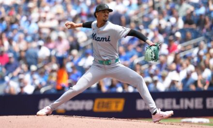 Eury Pérez está imbateable con los Marlins, luego de retornar la cinta de incapacitados