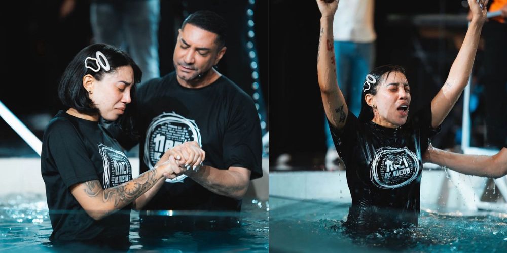 Pamela Sandoval inicia una nueva etapa espiritual tras ser bautizada