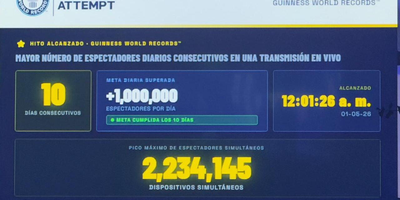 Planeta Alofoke logra récord Guinness con más de 2,3