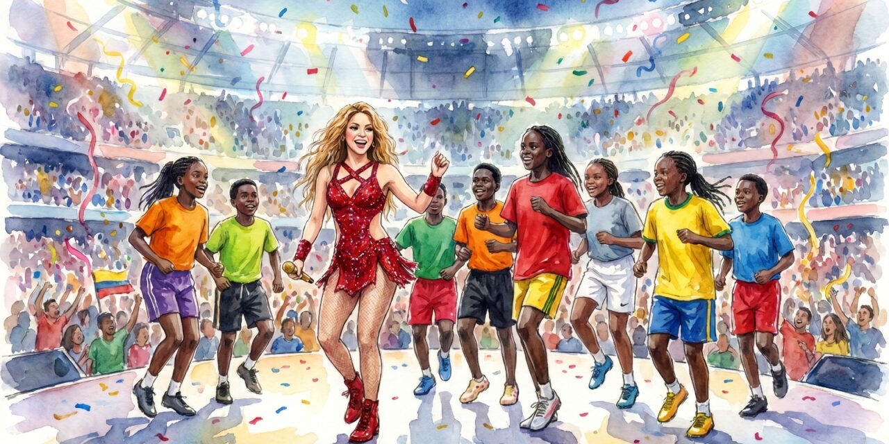Los niños ugandeses se emocionan tras ser invitados por Shakira
