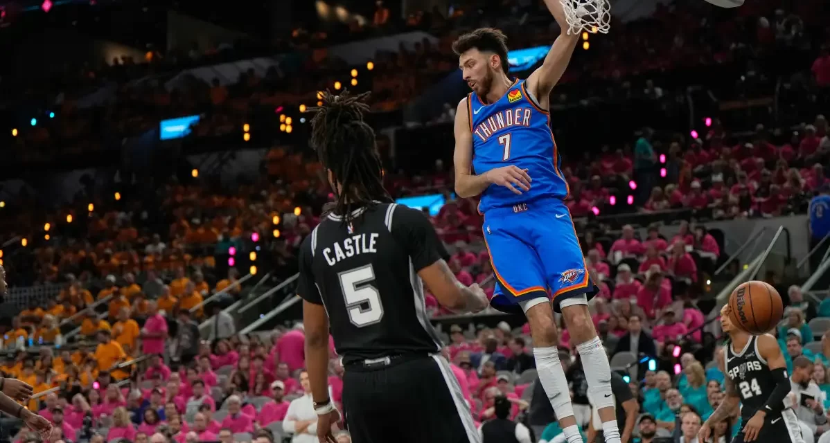 Thunder logra triunfo sobre los Spurs y colocan serie 2-1
