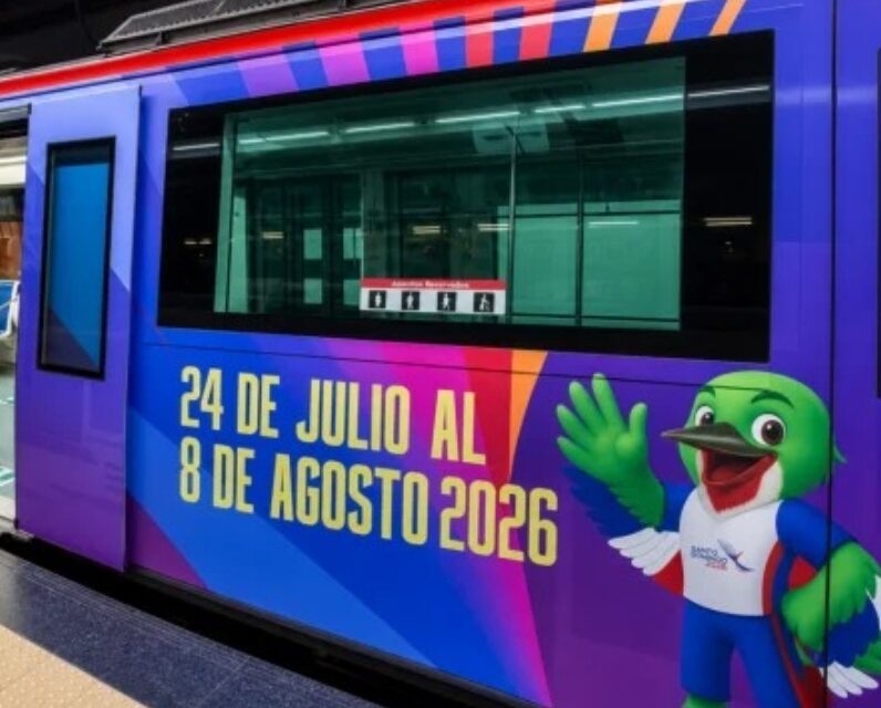 Metro incorpora furgón temático para los Juegos
