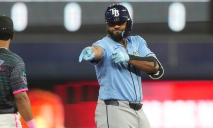 Junior Caminero y Vladimir Guerrero Jr., únicos dominicanos en dominar sus posiciones el primer boletín al Juego de Estrellas