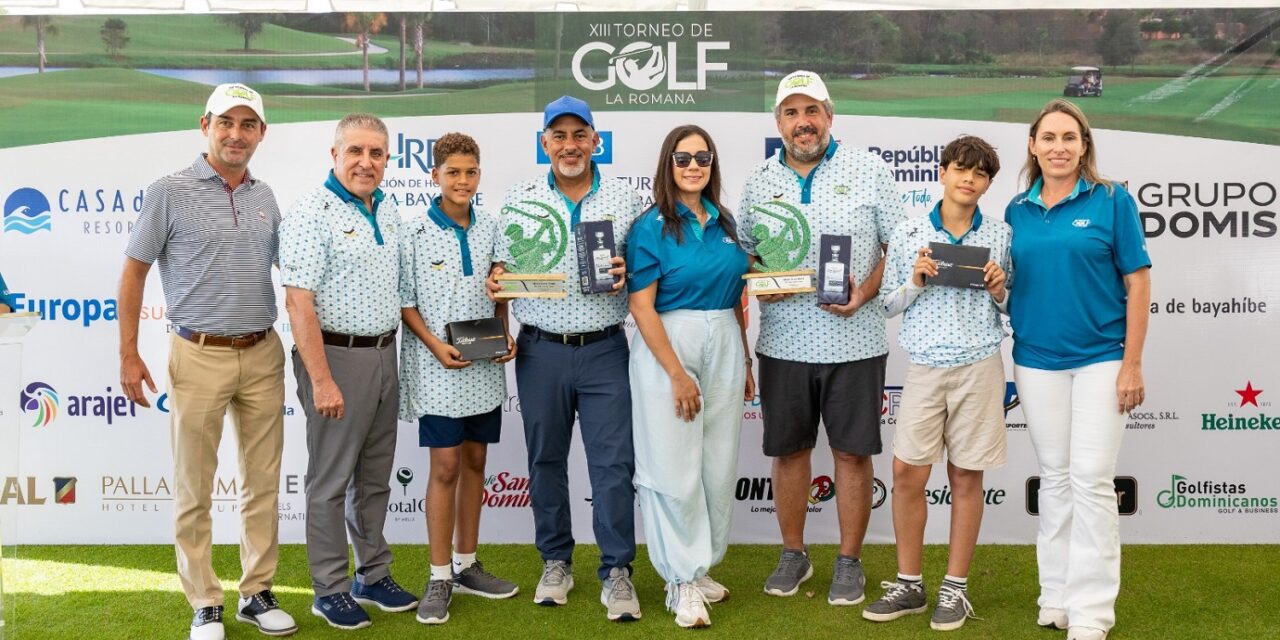 Rafael Berrido y Óscar Rodríguez conquistan el mejor score bruto en el XIII Torneo de Golf La Romana