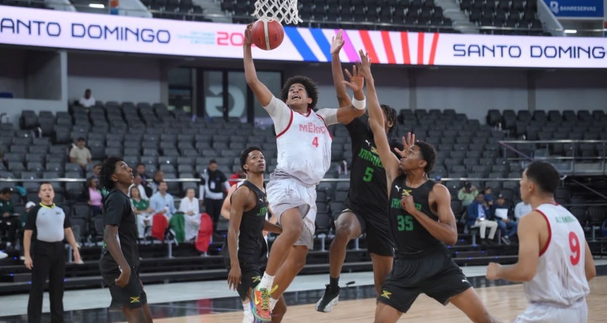 México domina Jamaica en el basket masculino de los JCC Santo Domingo 2026