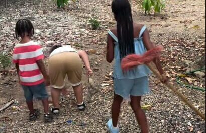 Cardi B vuelve a expedir a sus hijos de asueto