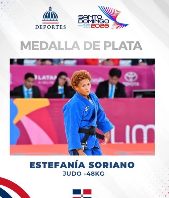 Estefanía Soriano conquista medalla de plata en yudo