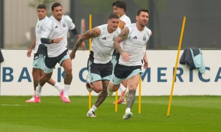 Argentina pudo comenzar entrenamiento y Scaloni evalúa hacer cambios en el merienda