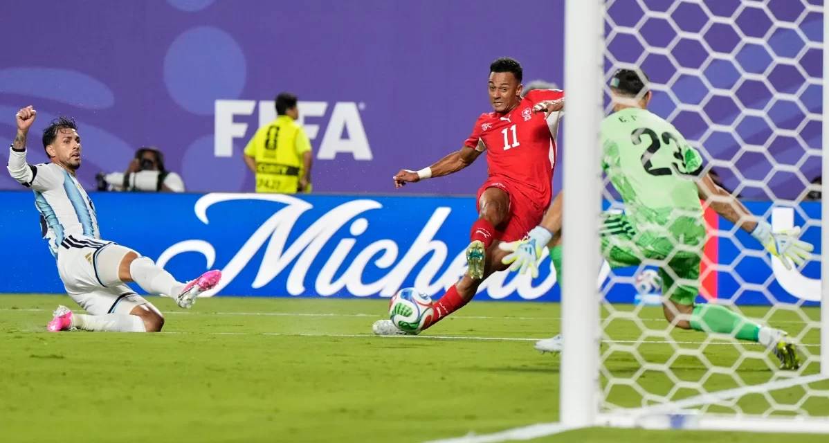 Argentina y Suiza se irán a la prórroga tras igualar 1-1 en los cuartos de final del Mundial