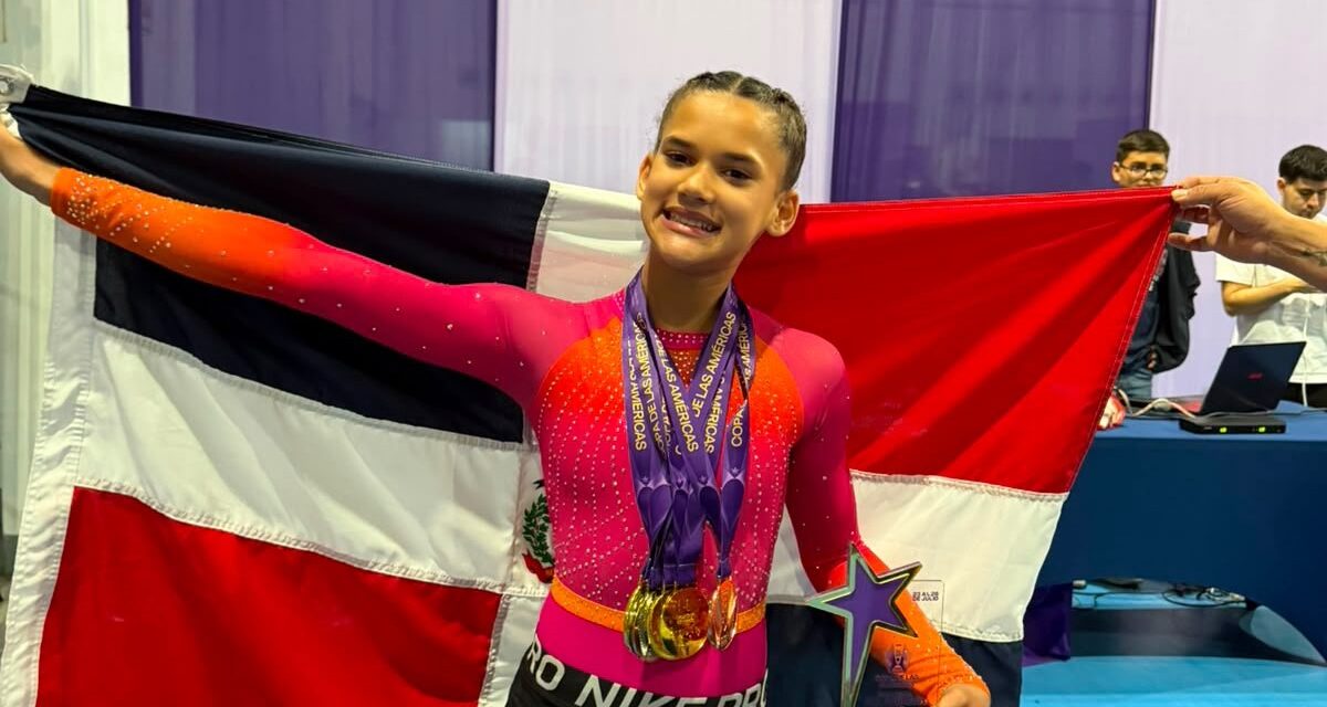 Gimnasta dominicana Coral Caamaño conquista la Copa de Las Américas en Perú