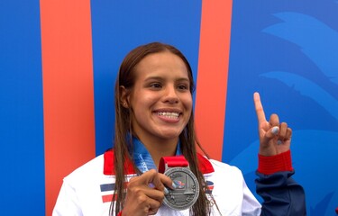 Victoria Garza conquista plata en clavados para República Dominica | De Posterior Minuto
