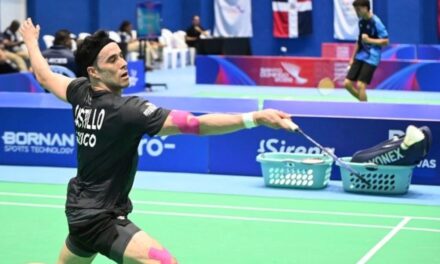México vence a República Dominicana en comprensión del torneo de bádminton