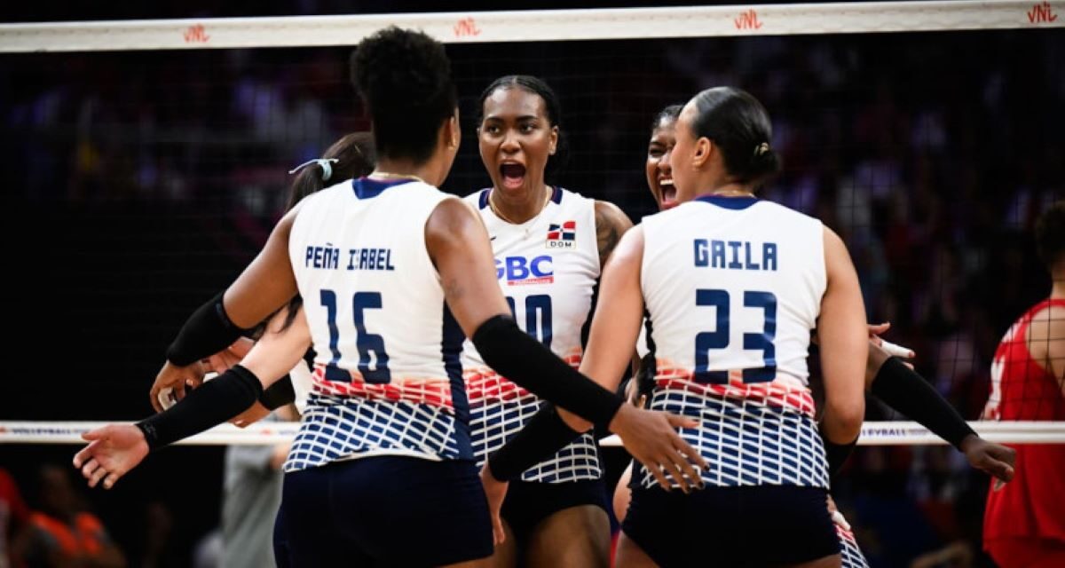 Voleibol RD derrota 3-1 al superhombre de China en su casa en la Liga de Naciones