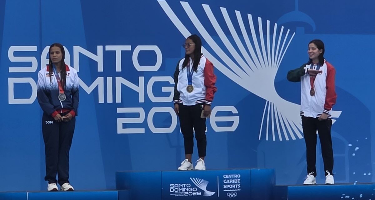 Victoria Garza, primera clavadista de RD en cobrar una medalla en los Centroamericanos