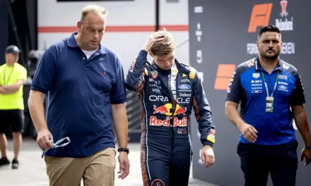 Bandera roja tras el montaña de Max Verstappen en el Gran Premio de Países Bajos de Fórmula Uno
