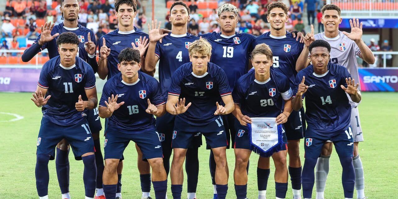 ¡Sorpresa! Dominicana empata con México a uno en fútbol masculino