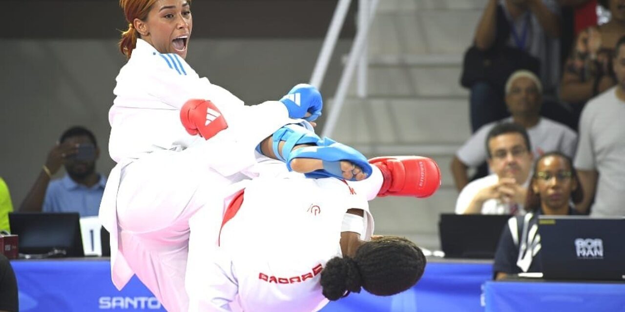 Thalia Terrero aporta oro para RD en karate modalidad kumite afeminado -55 kilos