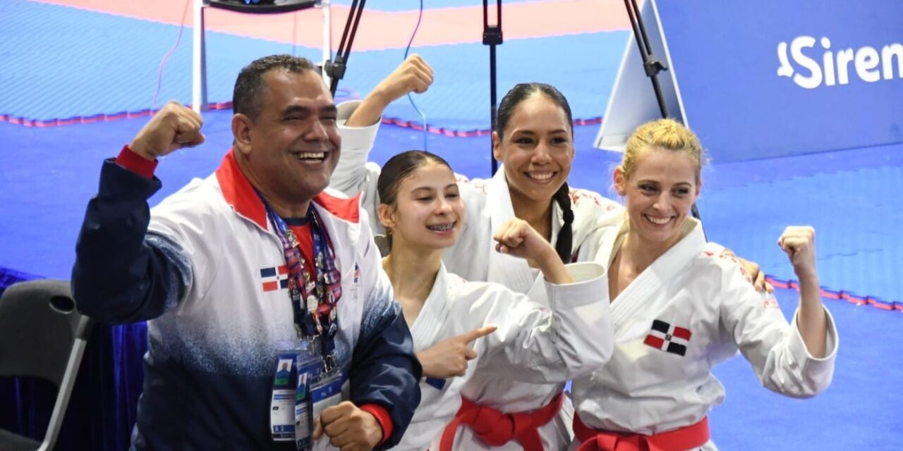 Dimitrova enseñanza a República Dominicana a conquistar oro por equipo en kata afeminado