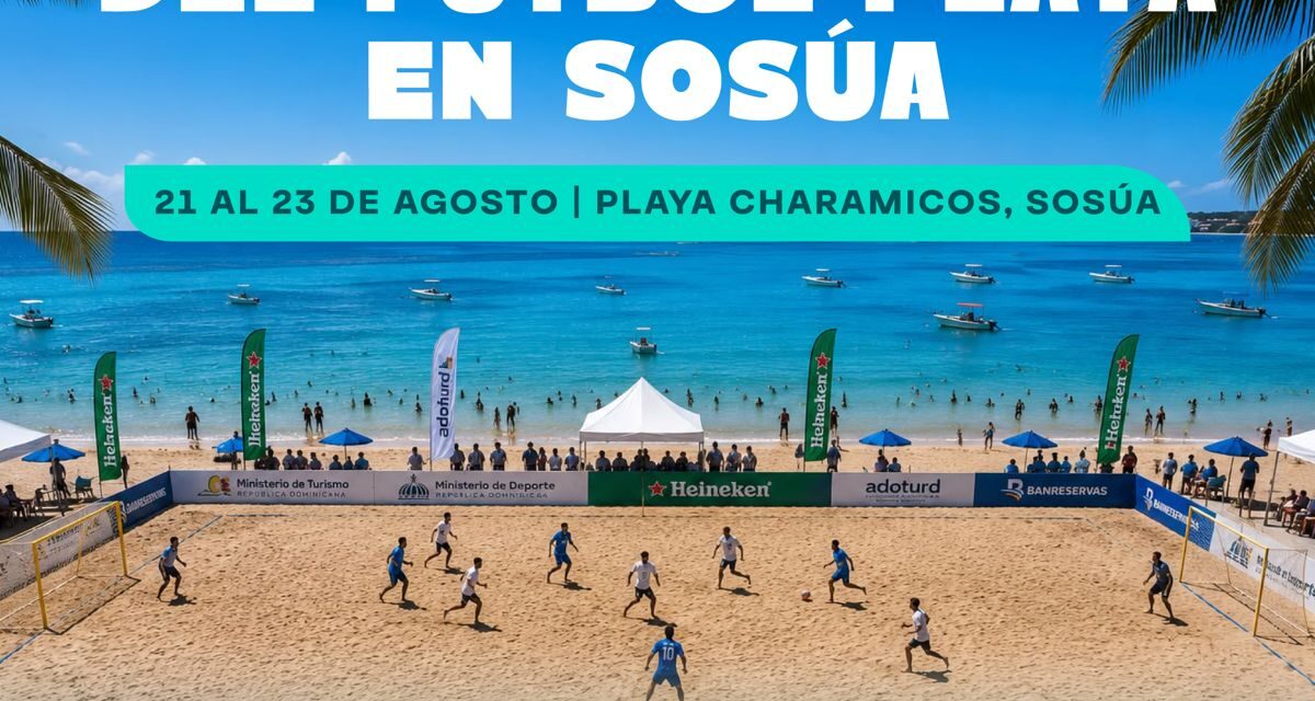 Puerto Plata se prepara para tomar a más de 150 futbolistas en el Puerto Plata Beach Soccer Cup 2026