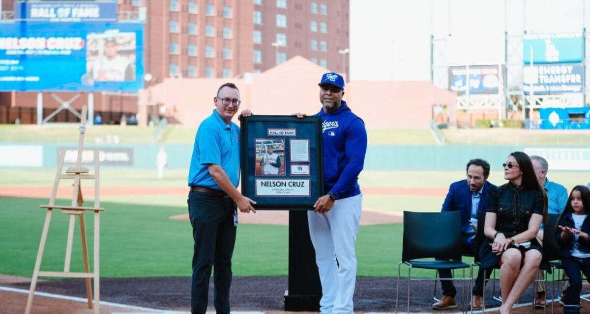 Nelson Cruz es exaltado al Salón de la Fama del Béisbol Triple-A de Oklahoma City