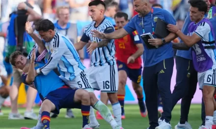 La FIFA suspende a 3 jugadores argentinos por la trifulca en la final del Mundial