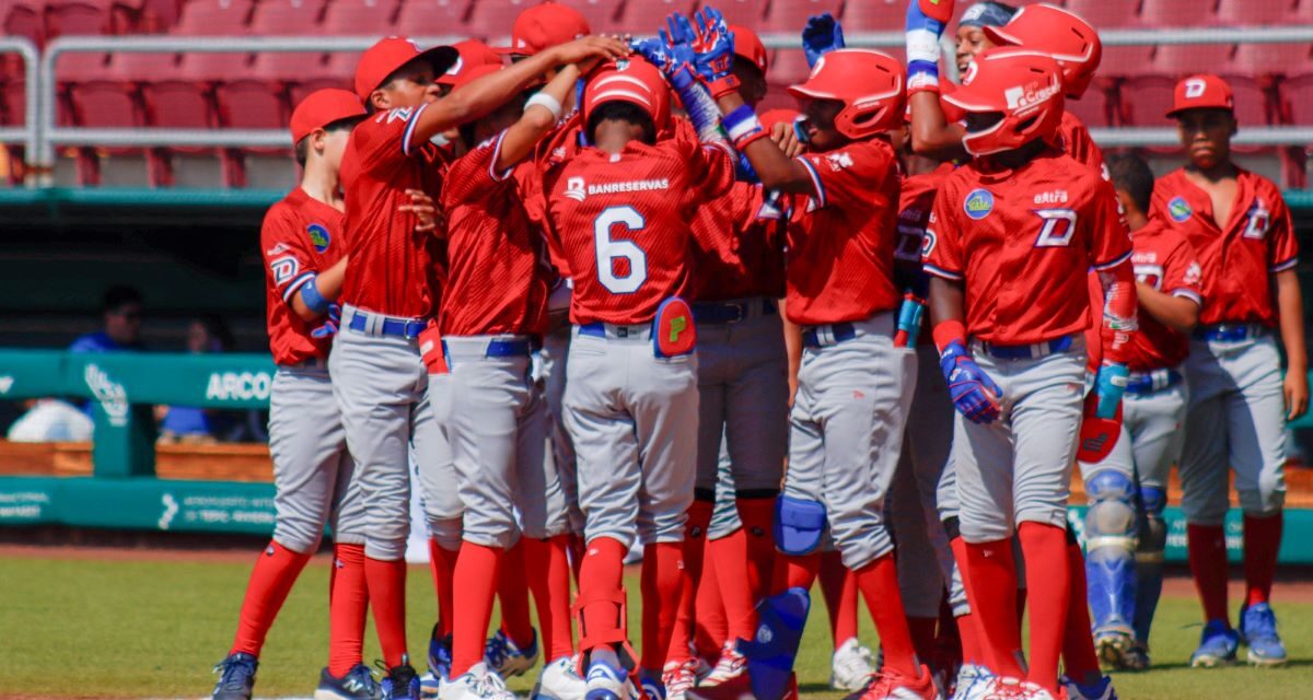 Dominicana vence 11-1 a México Rojo y termina invicta en la Serie del Caribe Kids