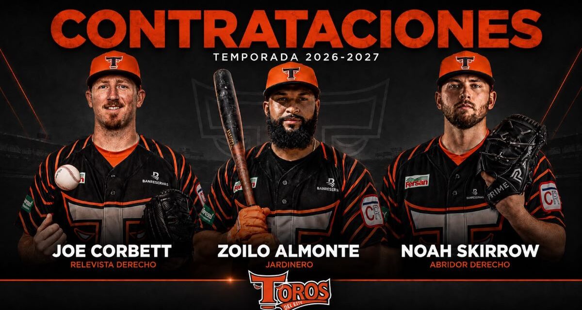 Toros anuncian regreso de Corbett y firma de Zoilo Almonte