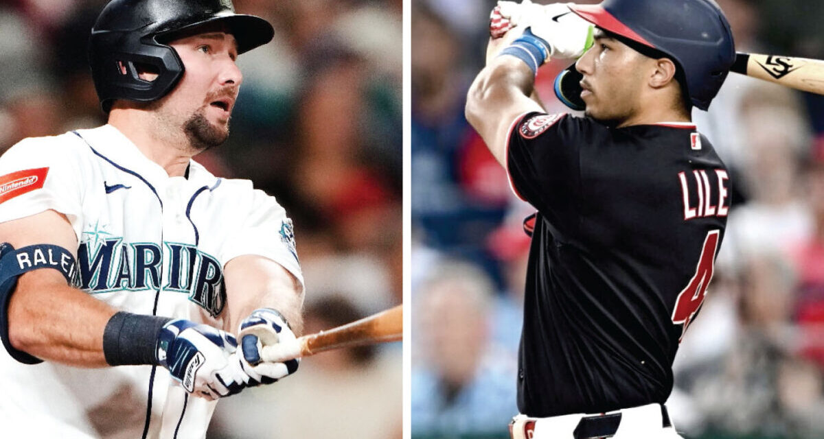Cal Raleigh y Daylen Lile, electos Jugadores de la Semana