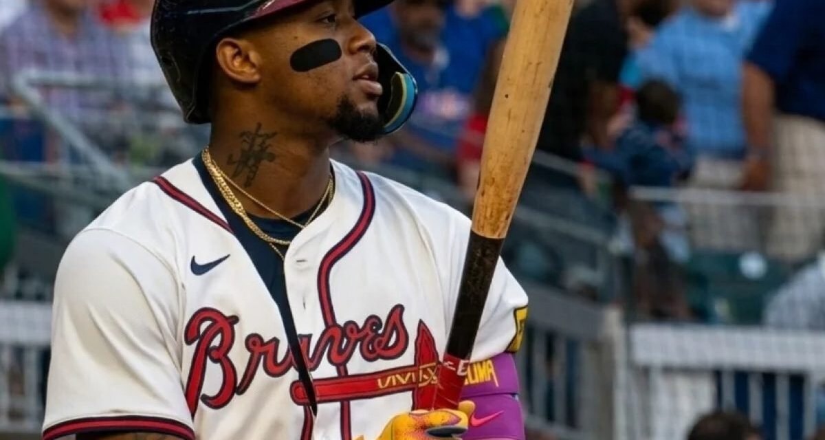 Ronald Acuña Jr., el más rápido en Grandes Ligas ascender a 200 HR y 200 robos