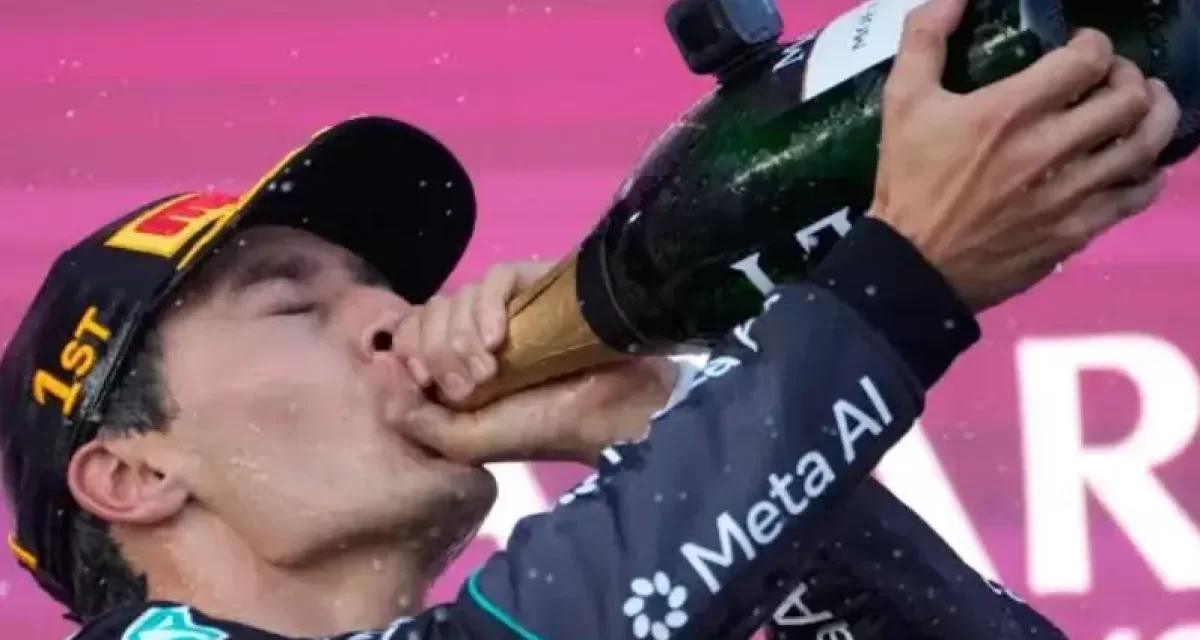 En final película, Russell venció a Verstappen en F1